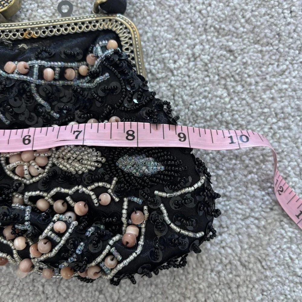 Womens Whimsigoth Beaded Floral Evening Bag Fairy Grunge Formal HOCO Renfaire